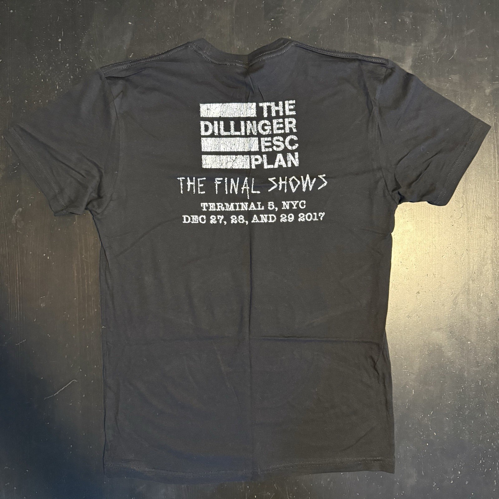 [RARE~2017] THE DILLINGER ESCAPE PLAN – ‘RIP 1997-2017’ – ‘FINAL SHOWS’ T-Shirt