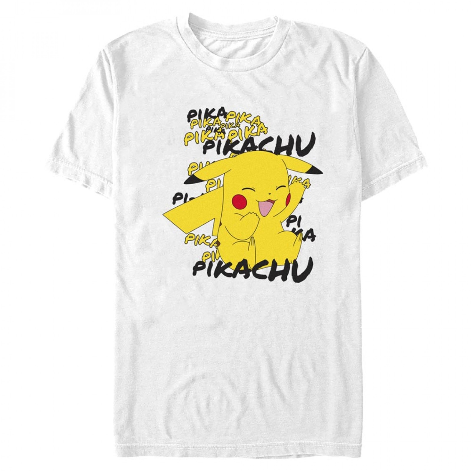 Pika Pika Pikachu T-Shirt – New – Variety Of Sizes – Pokémon Anime FREE SHIP