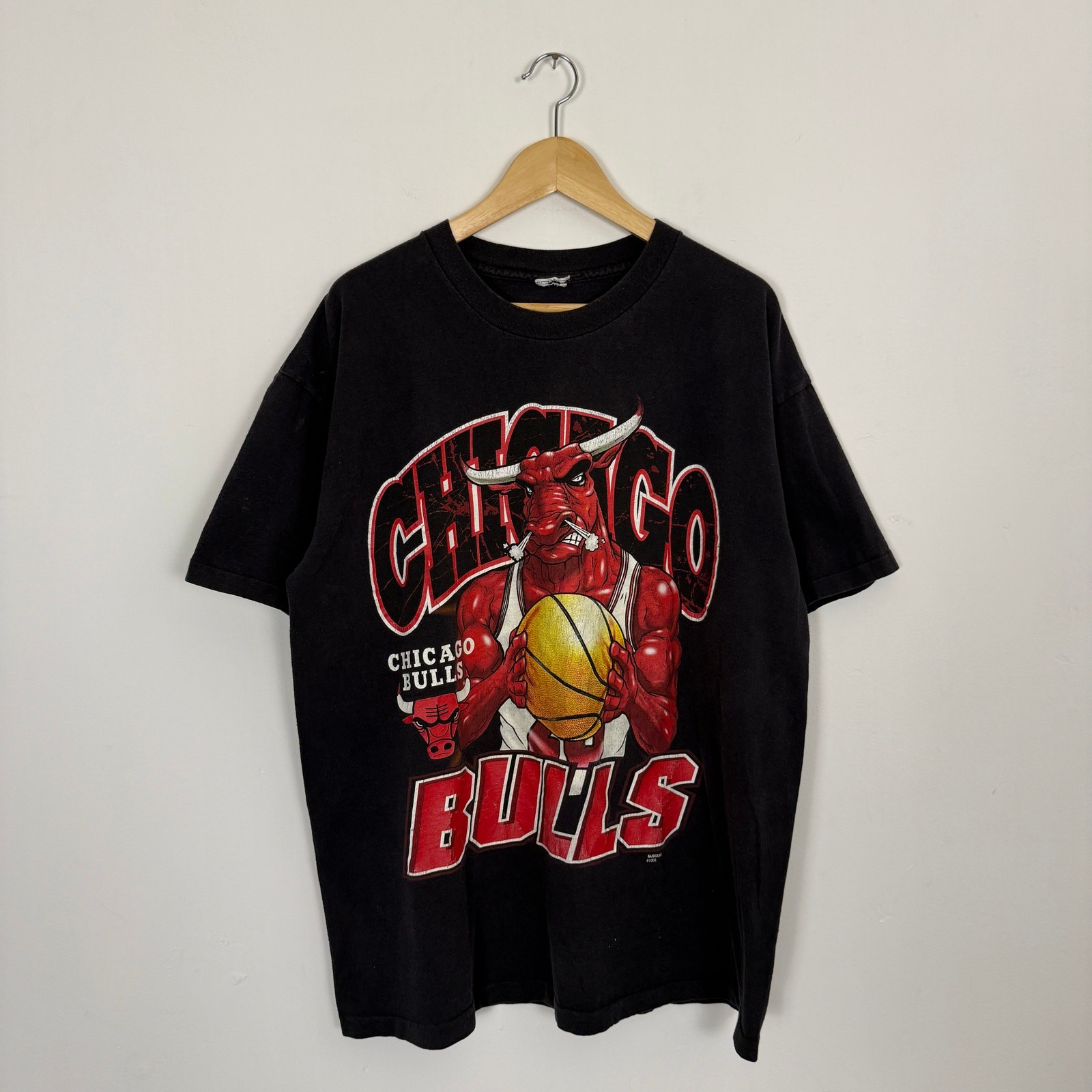 Vintage 90s Chicago Bulls NBA Basketball Sports Tee Shirt XL Single Stitch