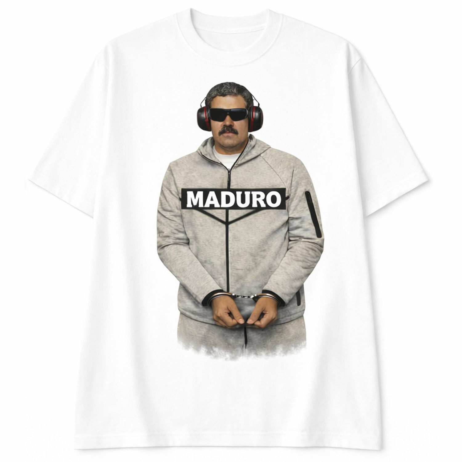 Maduro Arrest Graphic T-Shirt – Political Streetwear Tee