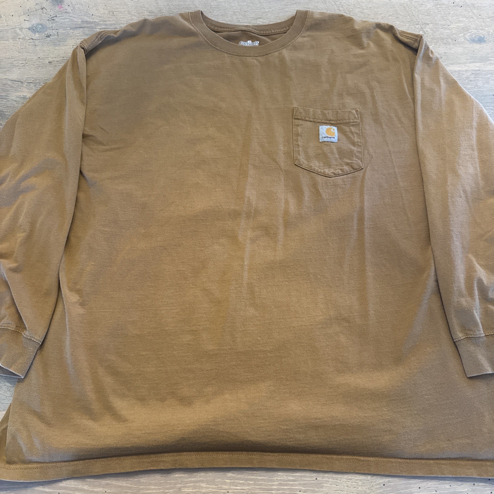 Carhartt Mens 3XL Loose Fit Heavy Duty Work Long Sleeve Shirt