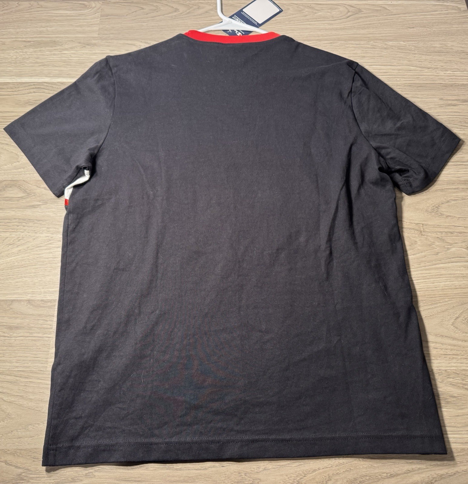 NEW Champion T-Shirt Dark Navy Blue Red White Short Sleeve Men’s Large