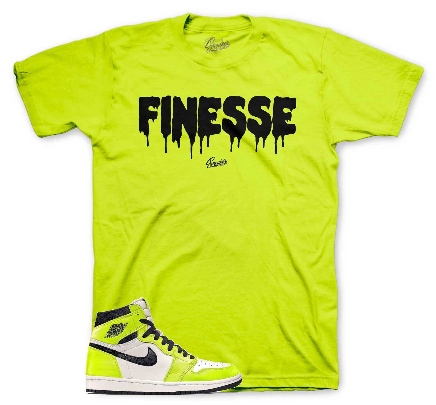 Shirt To Match Jordan 1 Visionaire Volt – Finesse Sneaker Tees