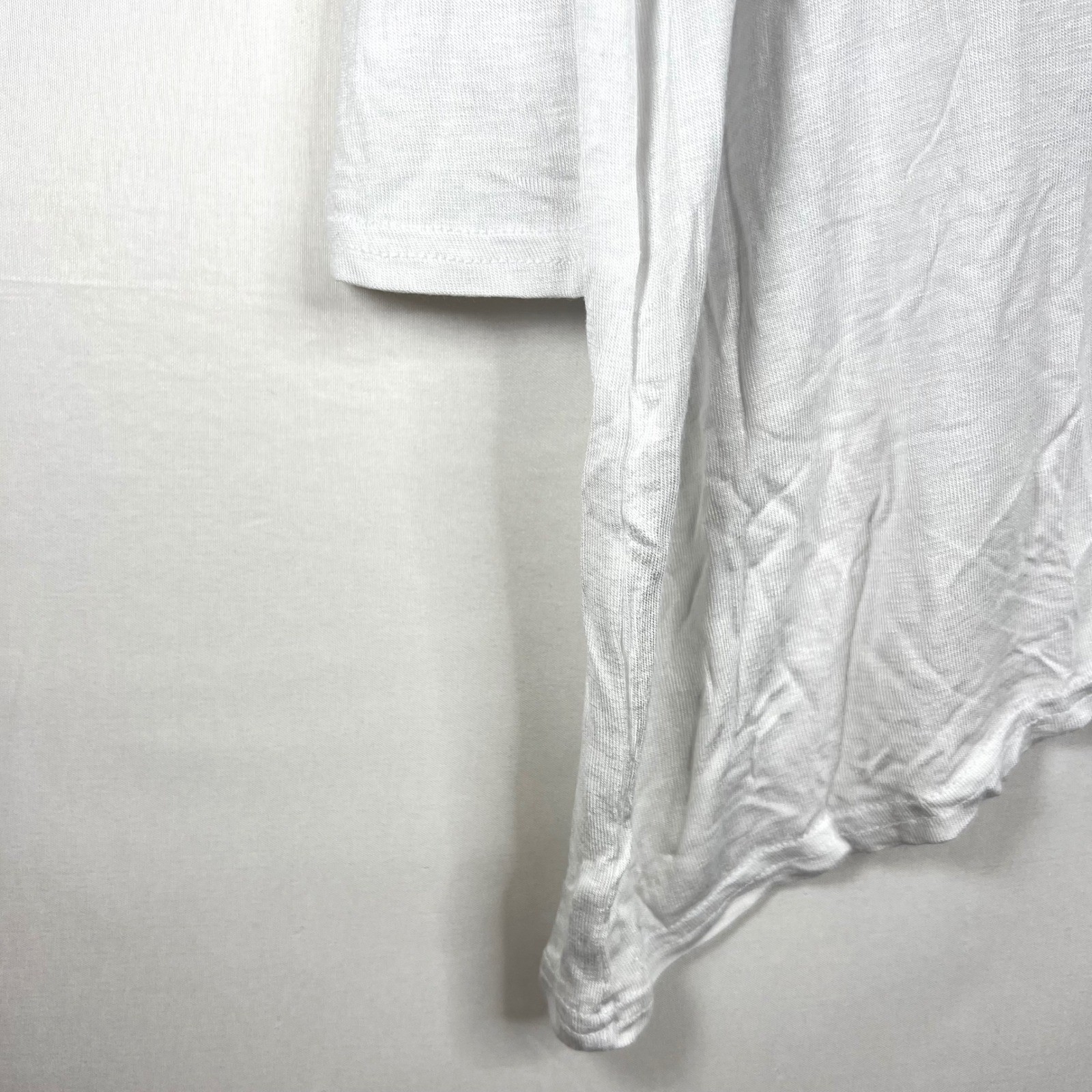 Cotton On White Long Sleeve Top Mens Size S Essi 2 L/S Viscose Blend Casual