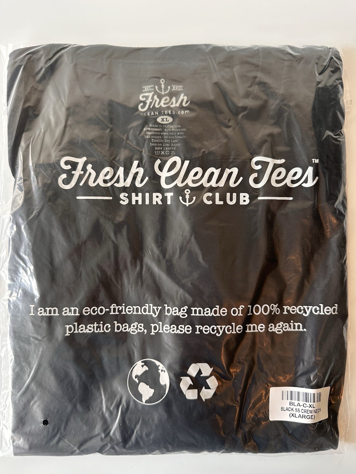 Fresh Clean Threads – Super Soft – Premium T-Shirts – Tees – M/L/XL/XXL – Black