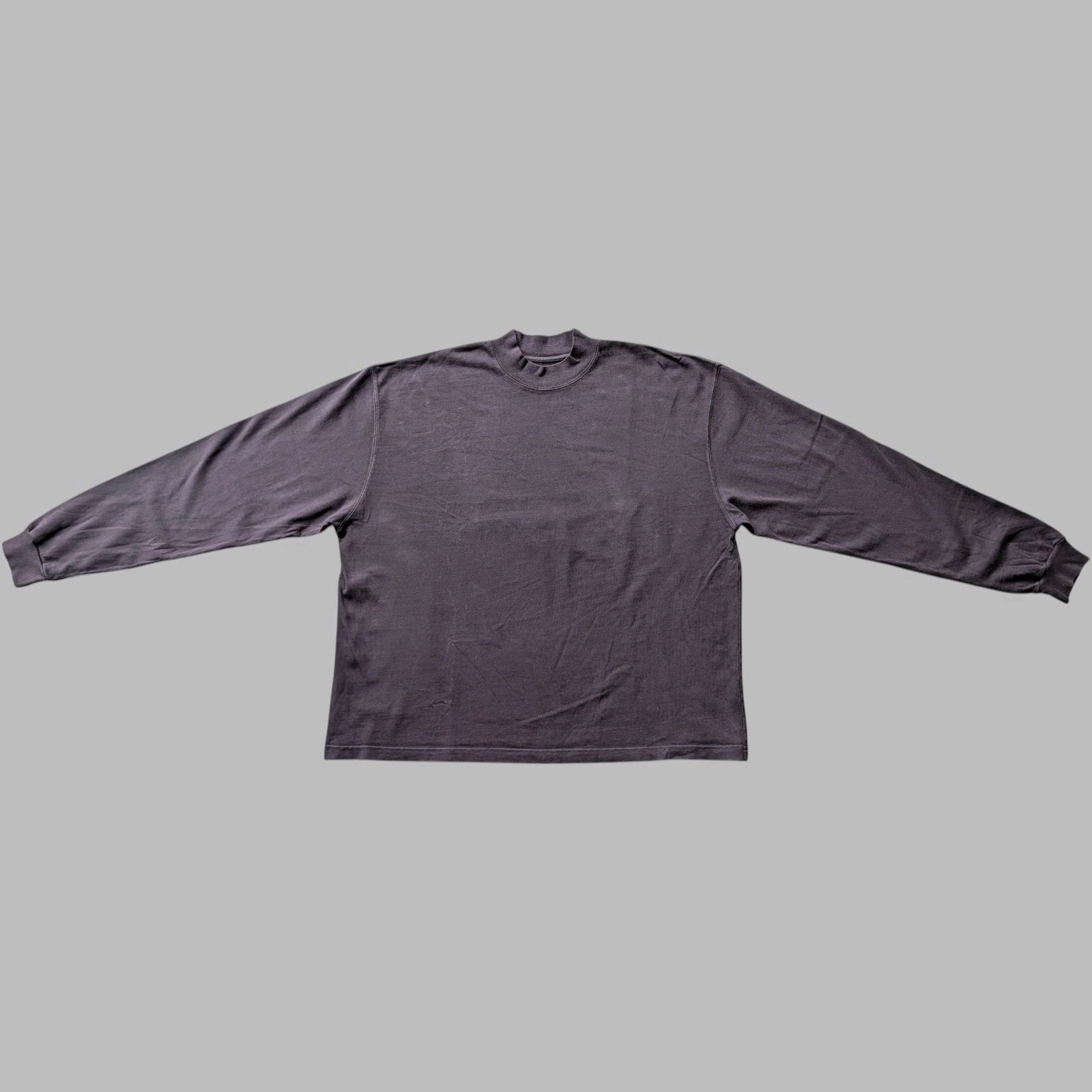 Size OS – LAA SAMPLE Heavyweight Jersey Mock Neck Long Sleeve Los AngelesApparel