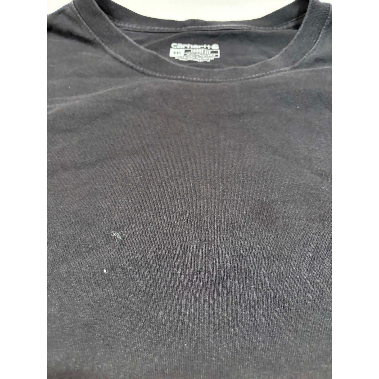 Carhartt Mens 4XL Black Loose Fit Long Sleeve Graphic T-Shirt TK0231-M