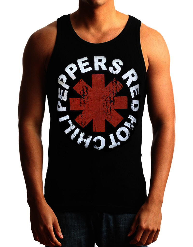 RED HOT CHILI PEPPERS PUNK ROCK Band Black Tank Top