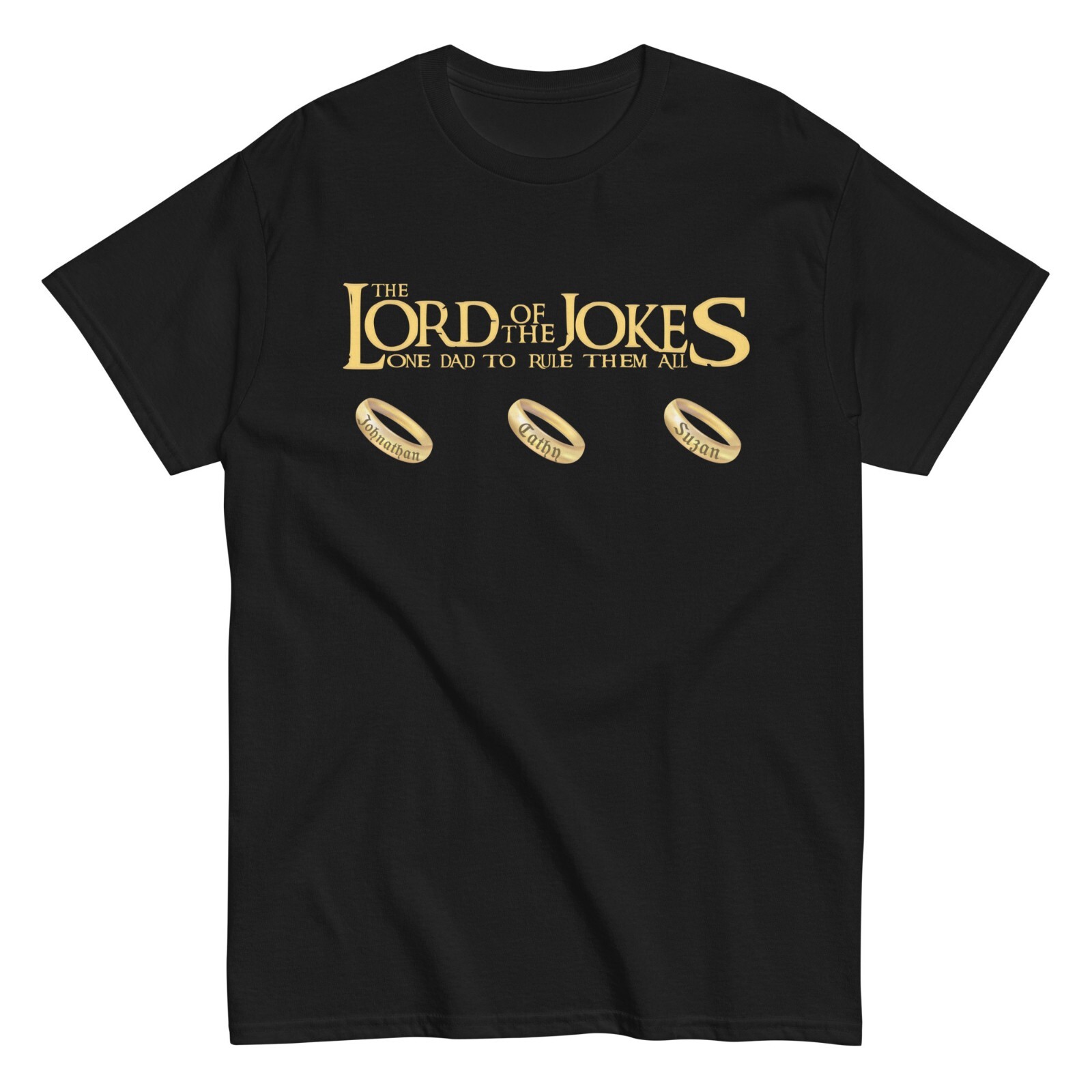 Personalized Funny movies inspired shirt, one dad to rule them all