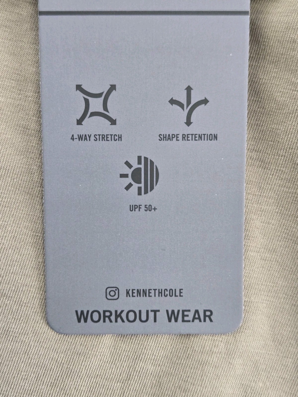 Kenneth Cole Men’s Active Tech Shirt S/S Stretch Breathable Soft Cotton UPF 50+