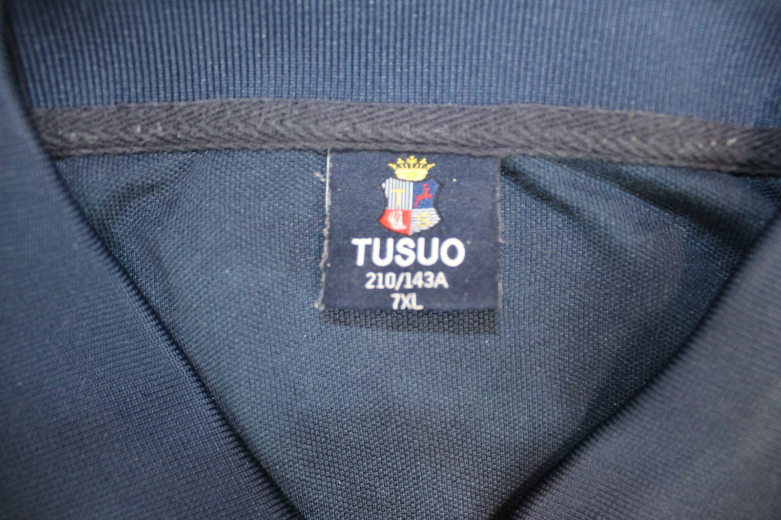 TUSUO TOKYO Japan Team 5 Ralph Lauren Style Polo Shirt Size 7XL Blue White Red
