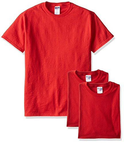 Jerzees Men’s Dri-Power Short Sleeve T-Shirt (Pocket & No, Pocket-3 Pack-Red, X-