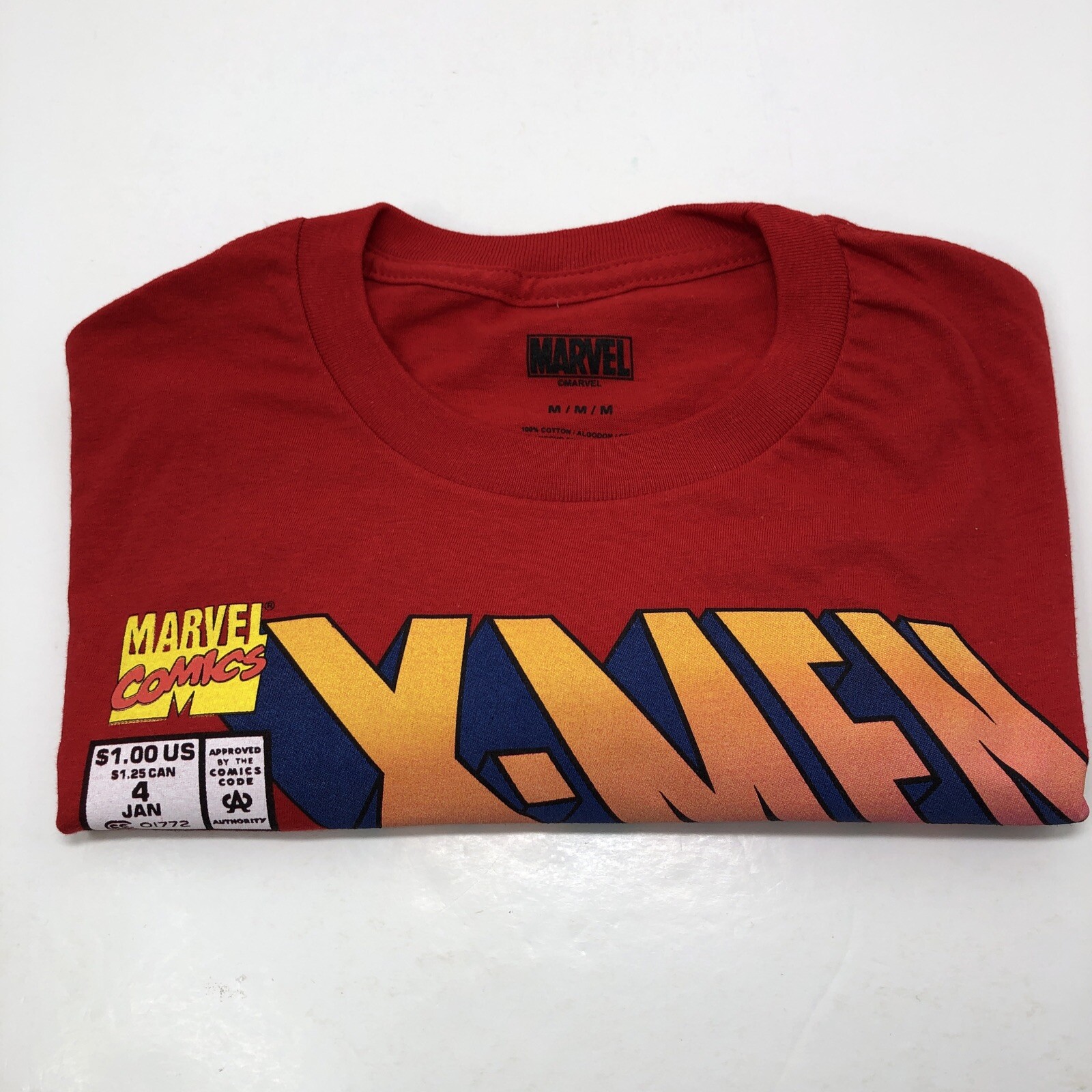 X-Men Marvel Comics Men’s T-Shirt Medium 100% Cotton Retro