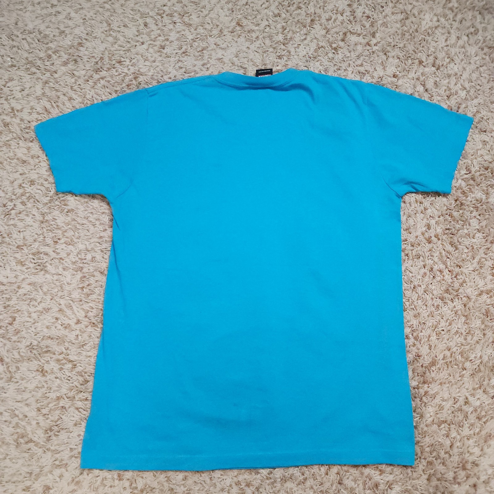 Marvel Universe Character Screen Print Mens XL Short Sleeve Blue Shirt