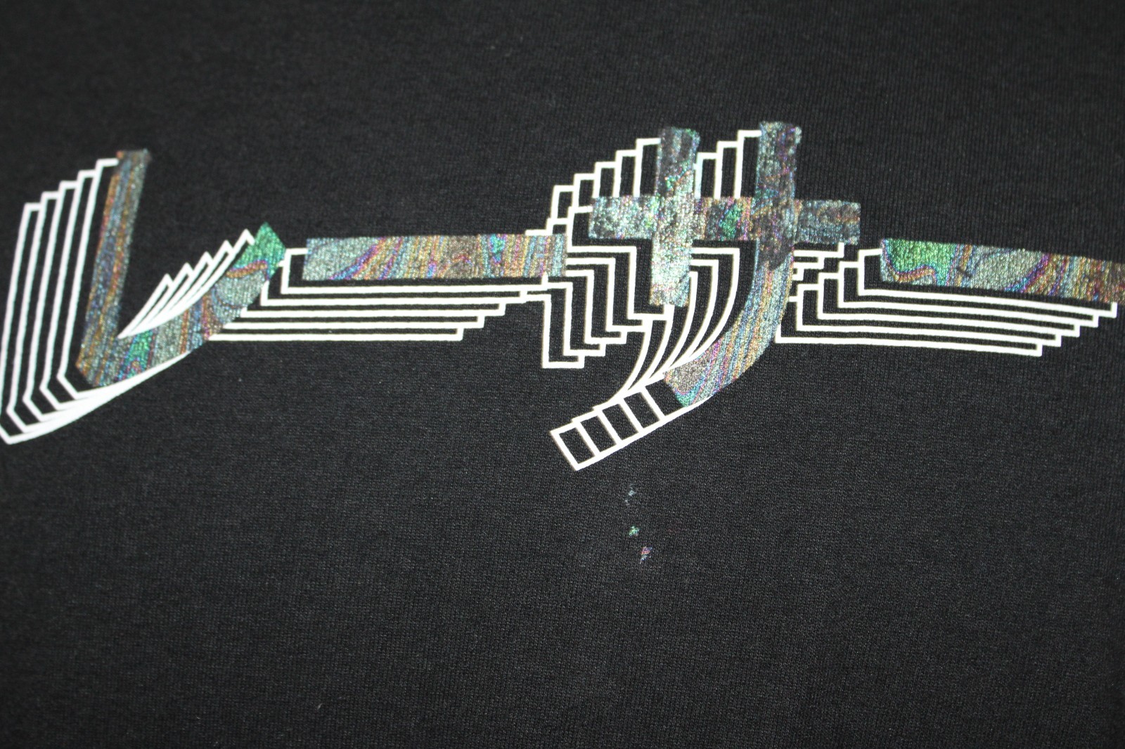 Recycled Threads Sz XL Black T-Shirt California Racing Club Kanji