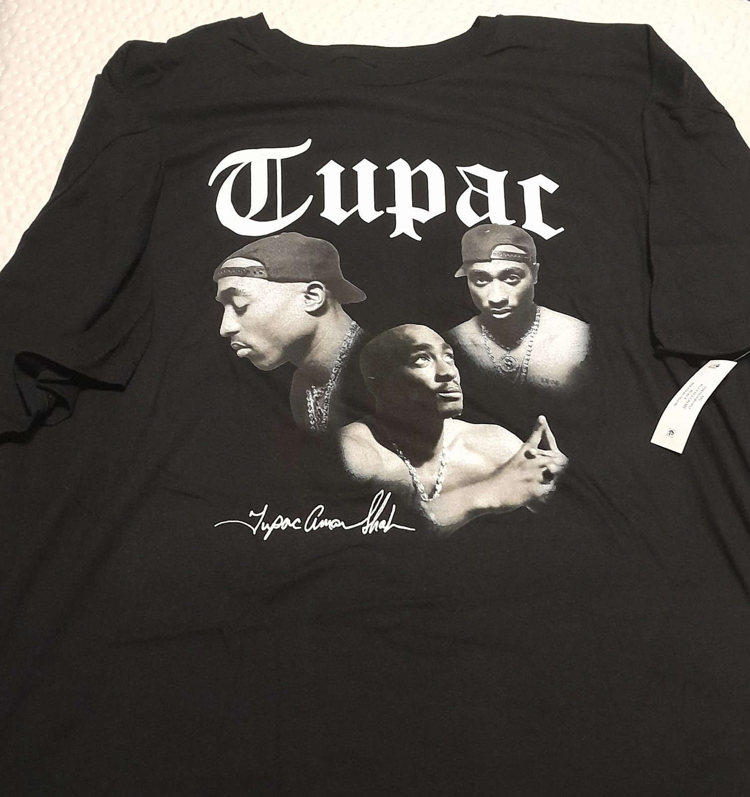 Tupac 2Pac t-shirt – All Eyez On Me – Black – Size 3XL Amaru label Brand New NWT