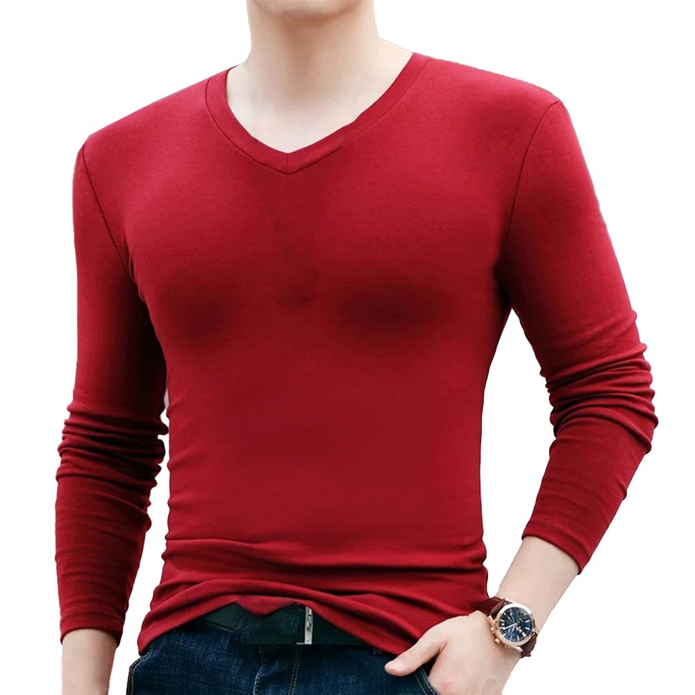 Top T Shirt Fall Spring Summer Activewear Blouse Long Sleeve Mens Slim Fit