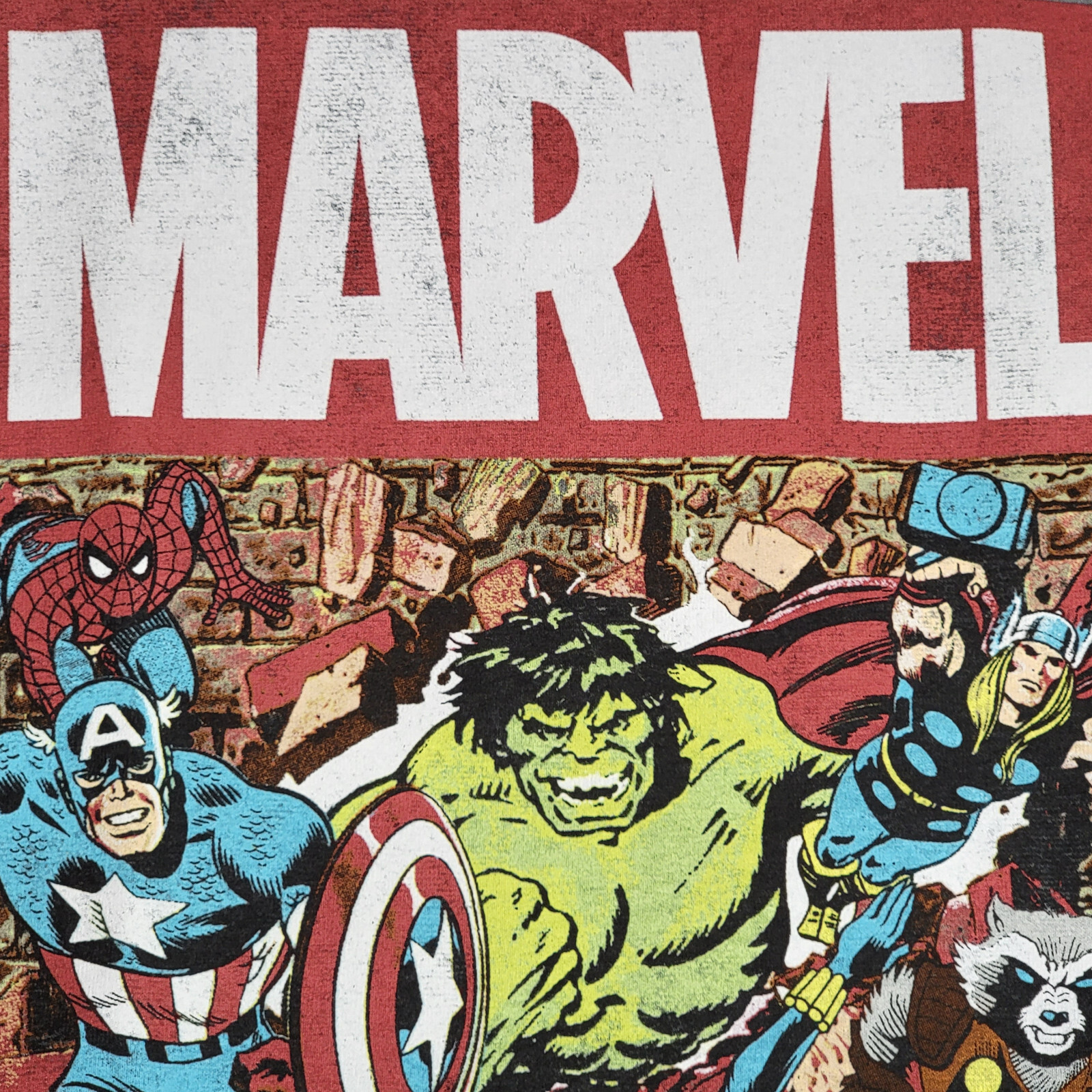 MARVEL COMICS Shirt Mens Large Gray Golden Age Avengers HULK CPT AMERICA NWT
