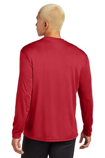 Medium – Sport-Tek Long Sleeve PosiCharge Competitor Tee ST350LS – True Red