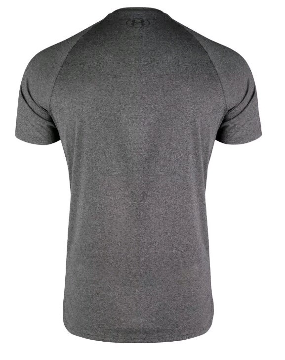 Under Armour Men’s Adult Size Small T Shirt, 2.0 Tech Tee 1326413, Charcoal Gray