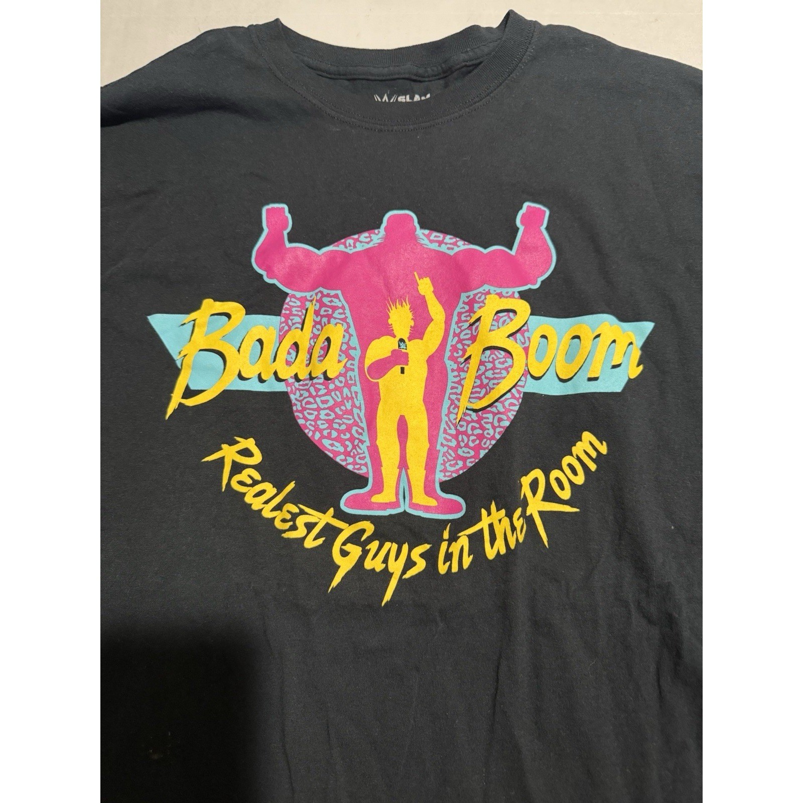 WWE Enzo Amore Bada Boom, Black Pullover Tee, Men’s 2X T-shirt