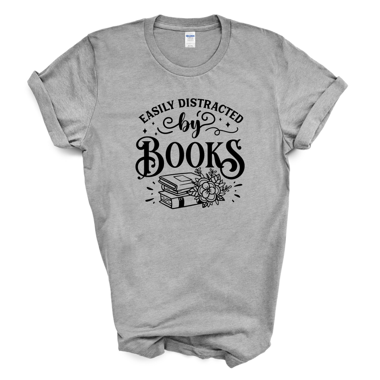 EASILY DISTRACTED BY BOOKS T Shirt