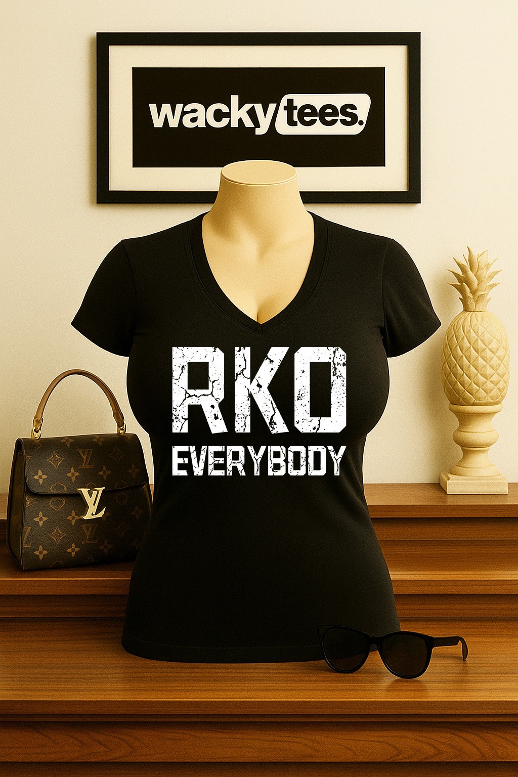 RKO Everybody Wrestling Finish Style Graphic Tee Shirt