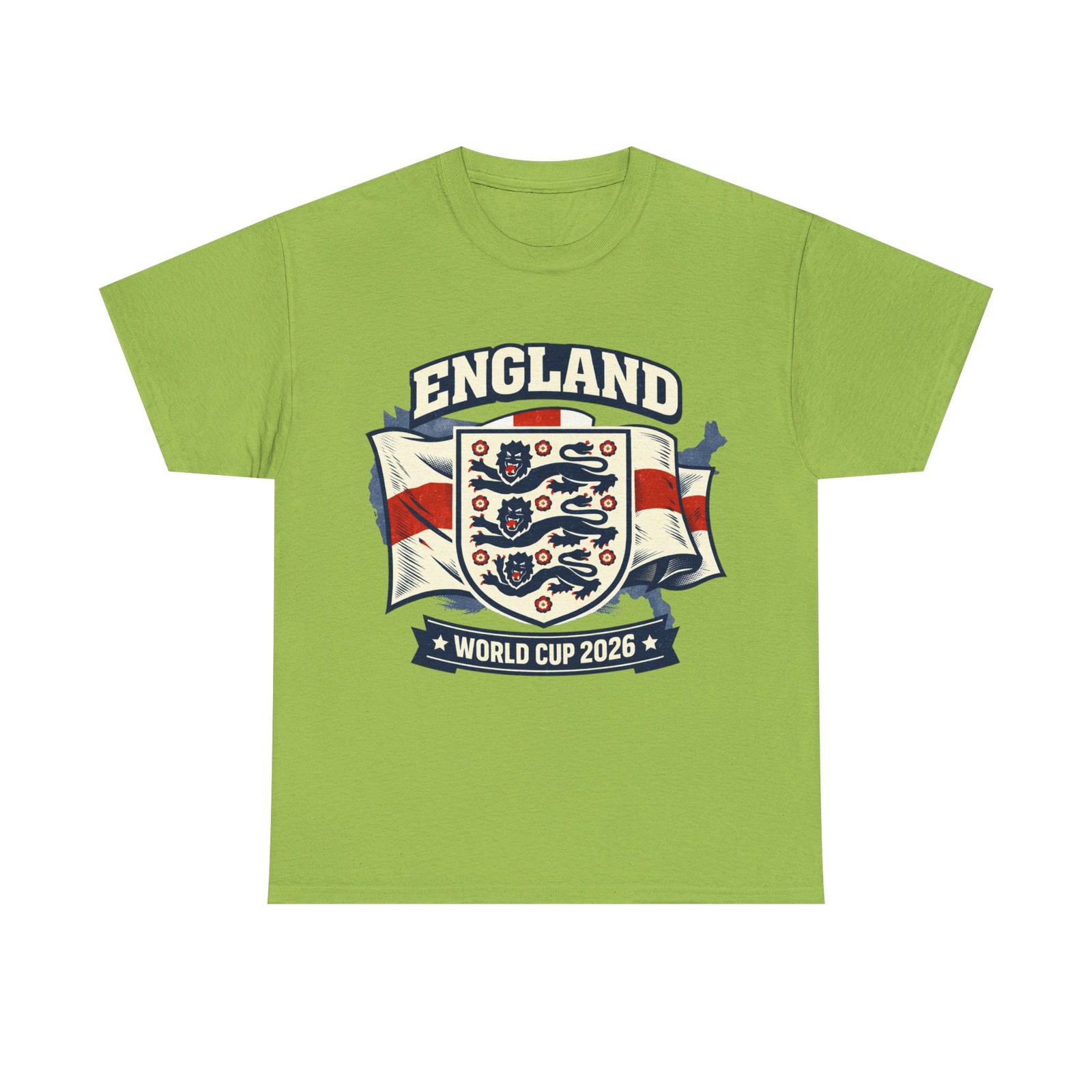 England World Cup 2026 Crest Tee | Three Lions Football Shirt