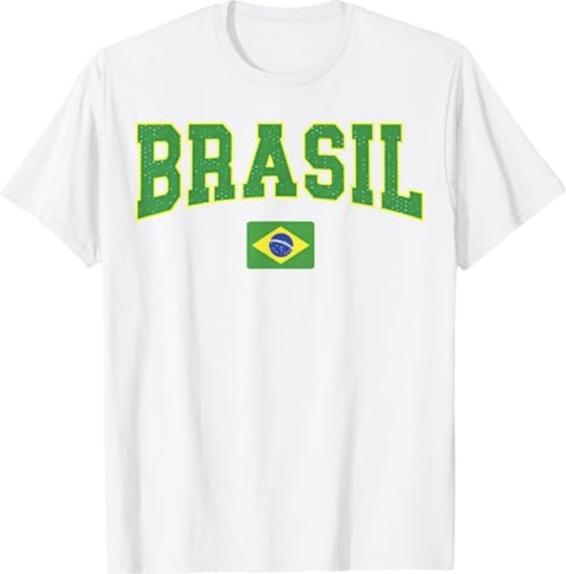 Brazil Flag Yellow Green Proud Brazilian Men Women Brasil T-Shirt