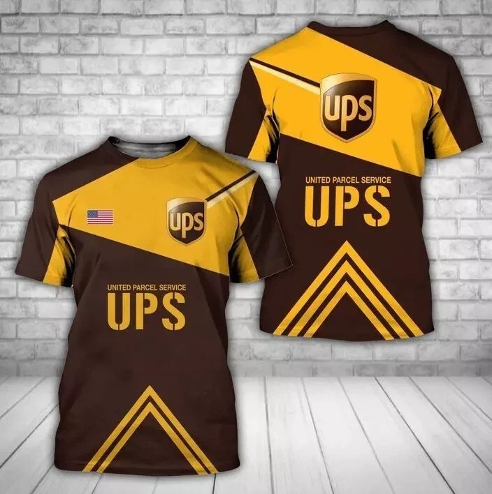 United Parcel Service We Deliver For You Unisex T-Shirt 3D Size S-5XL