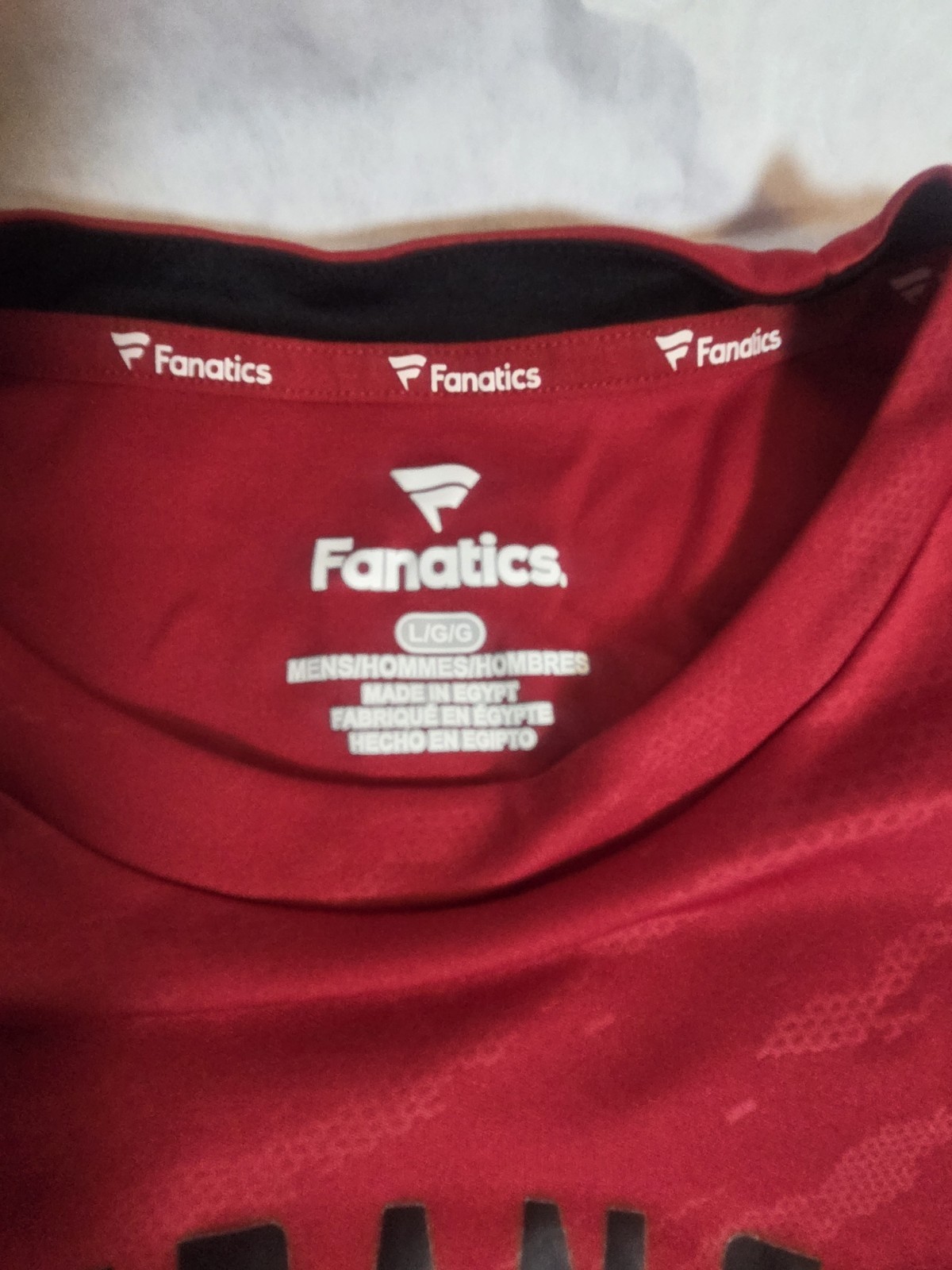 Fanatics San Francisco 49ers Niners Football Mens T-Shirt Size Large Red