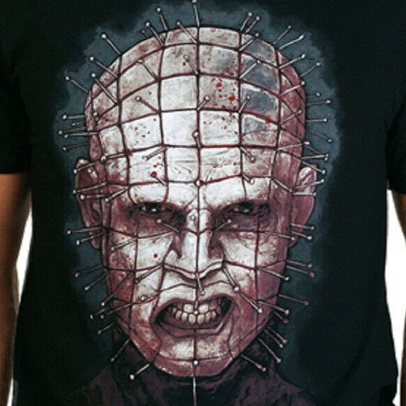 Hellraiser Pinhead Black Short Sleeve Men’s T-shirt NEW