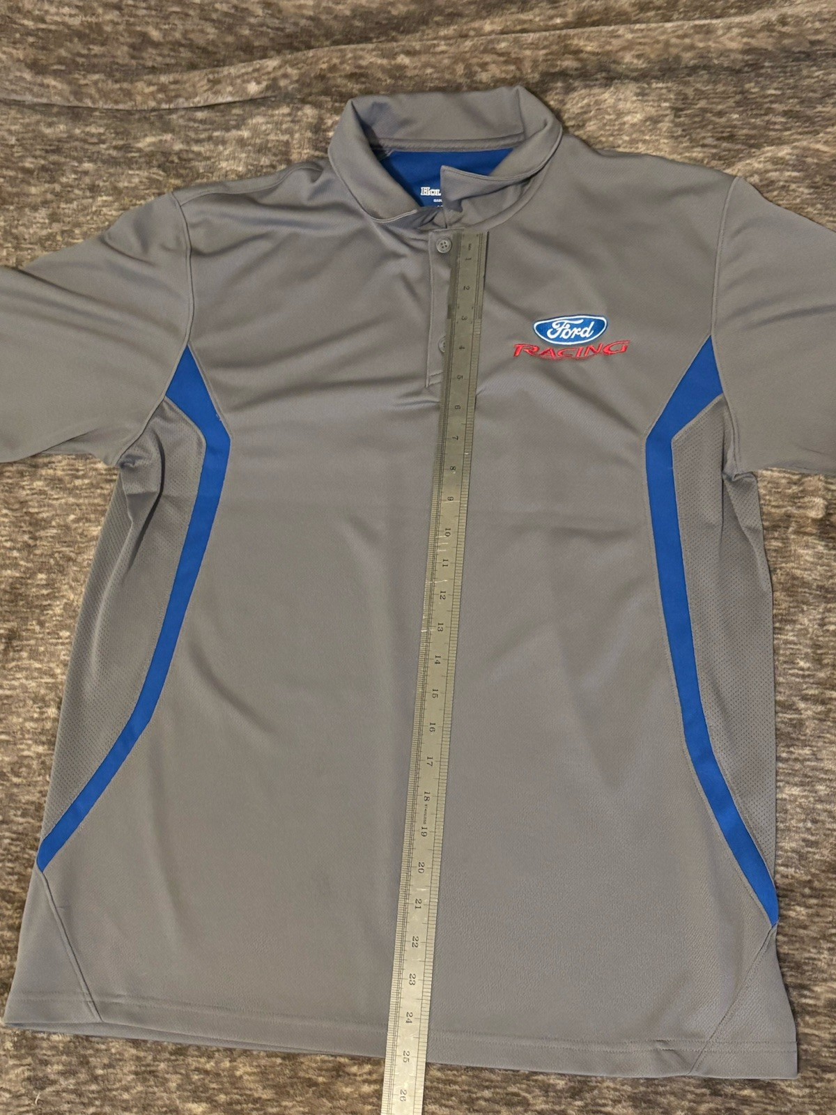 FORD Performance Logo Polo Tee Shirt Men’s Size Large