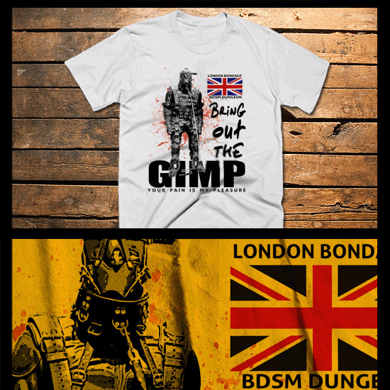 BDSM T-Shirt London UK Gimp torture dominatrix femdom Sensory Deprivation pain