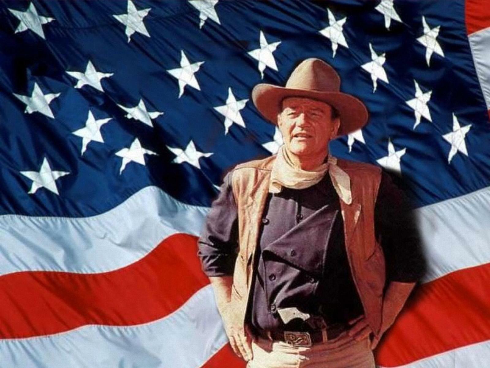 John Wayne Side Portrait American Legend TV Movies Men’s T Shirt