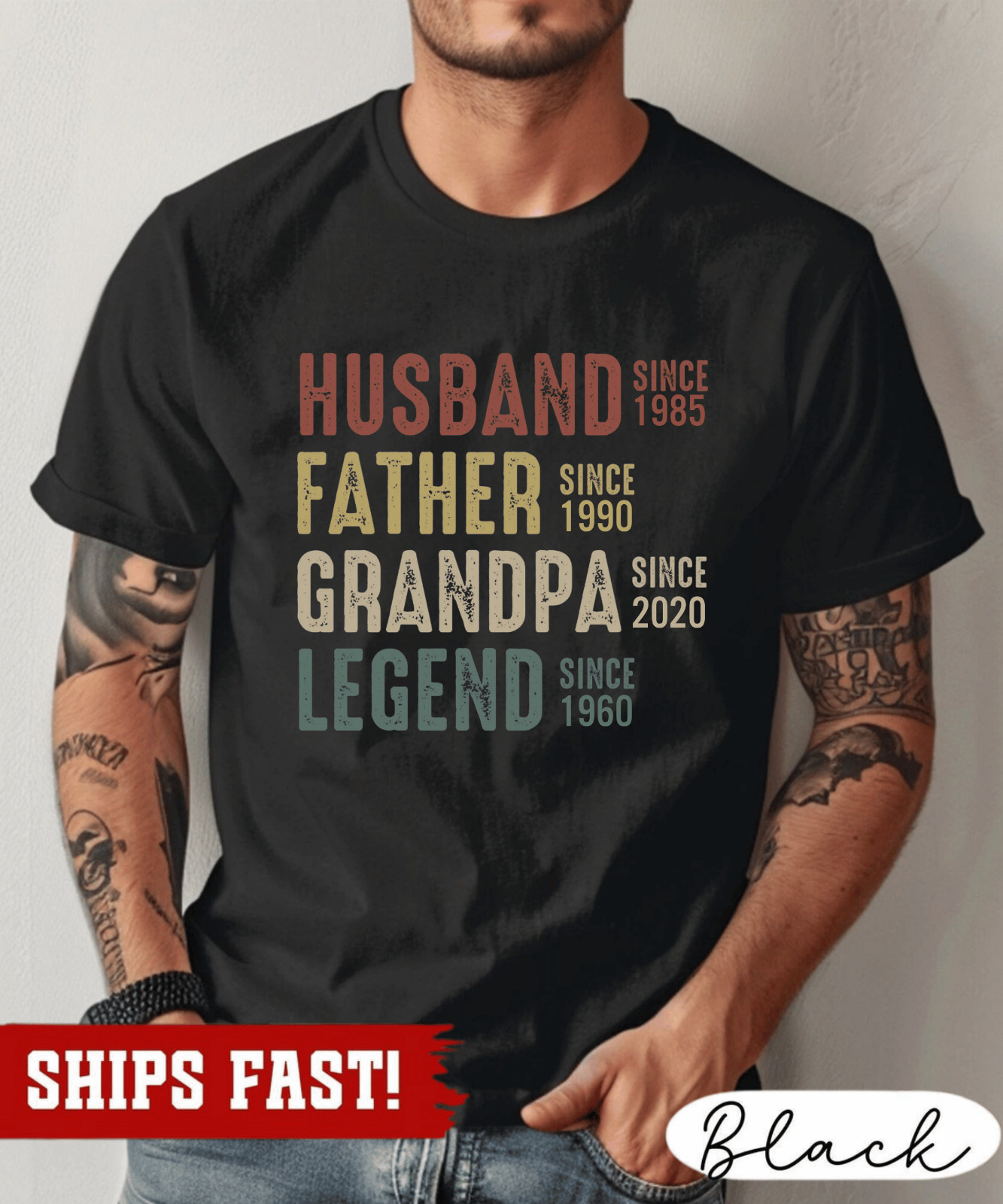 Personalized Legend Husband Dad Grandpa Shirt, Best Shirt For Papa, Father’s Day