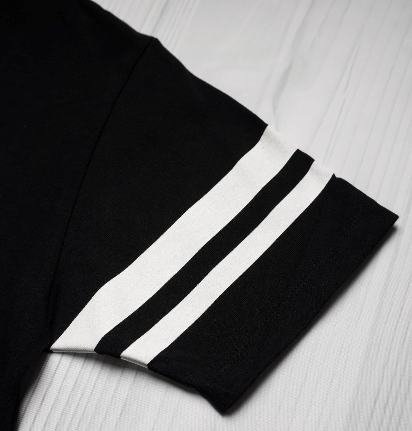 Momotaro $90 NWT Momotaro Black White Cotton Box Logo T-Shirt 07-135 L
