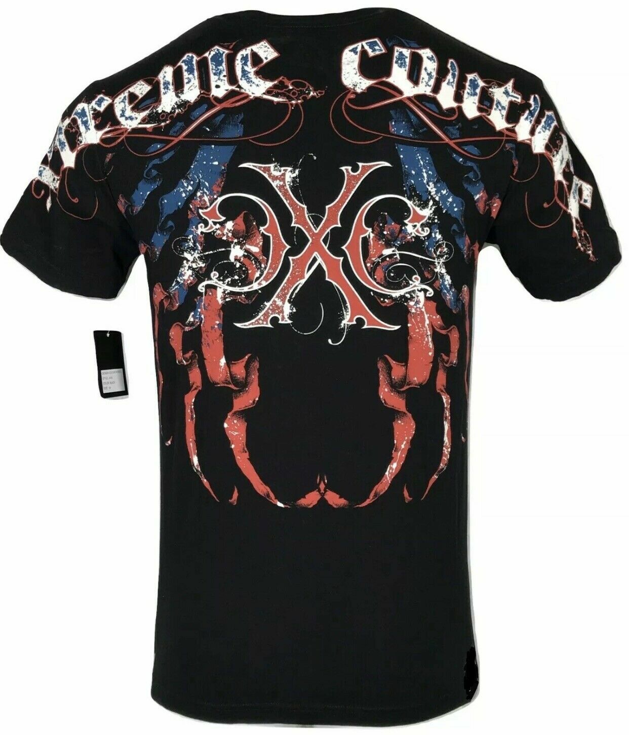 Xtreme Couture Affliction Men’s T-Shirt COUTURE PATRIOT Black Biker S-5XL