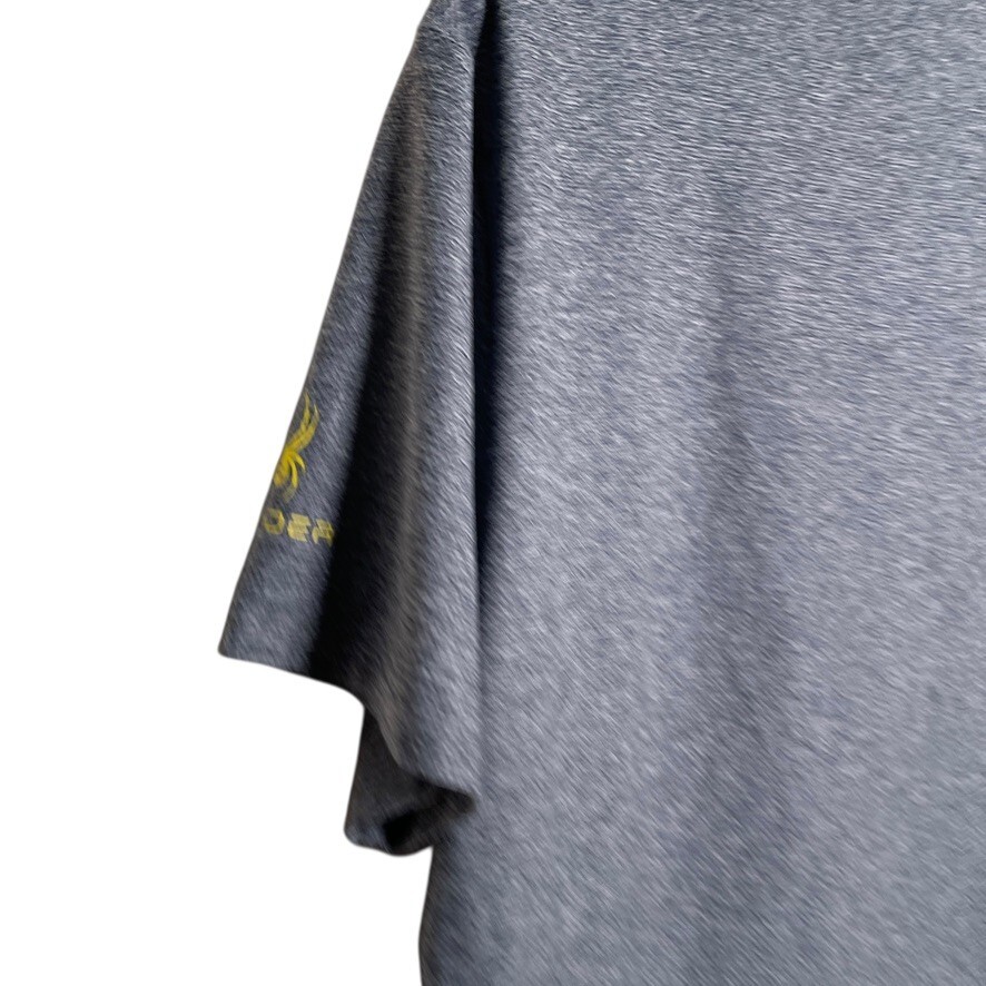 Spyder T-Shirt Men’s Medium Gray Athletic Short Sleeve Shirt Active Solid Top