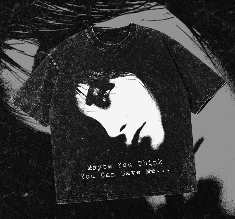 Save Me Angela Orosco SH2 Retro Horror Gothic Comfort Colors T-Shirt