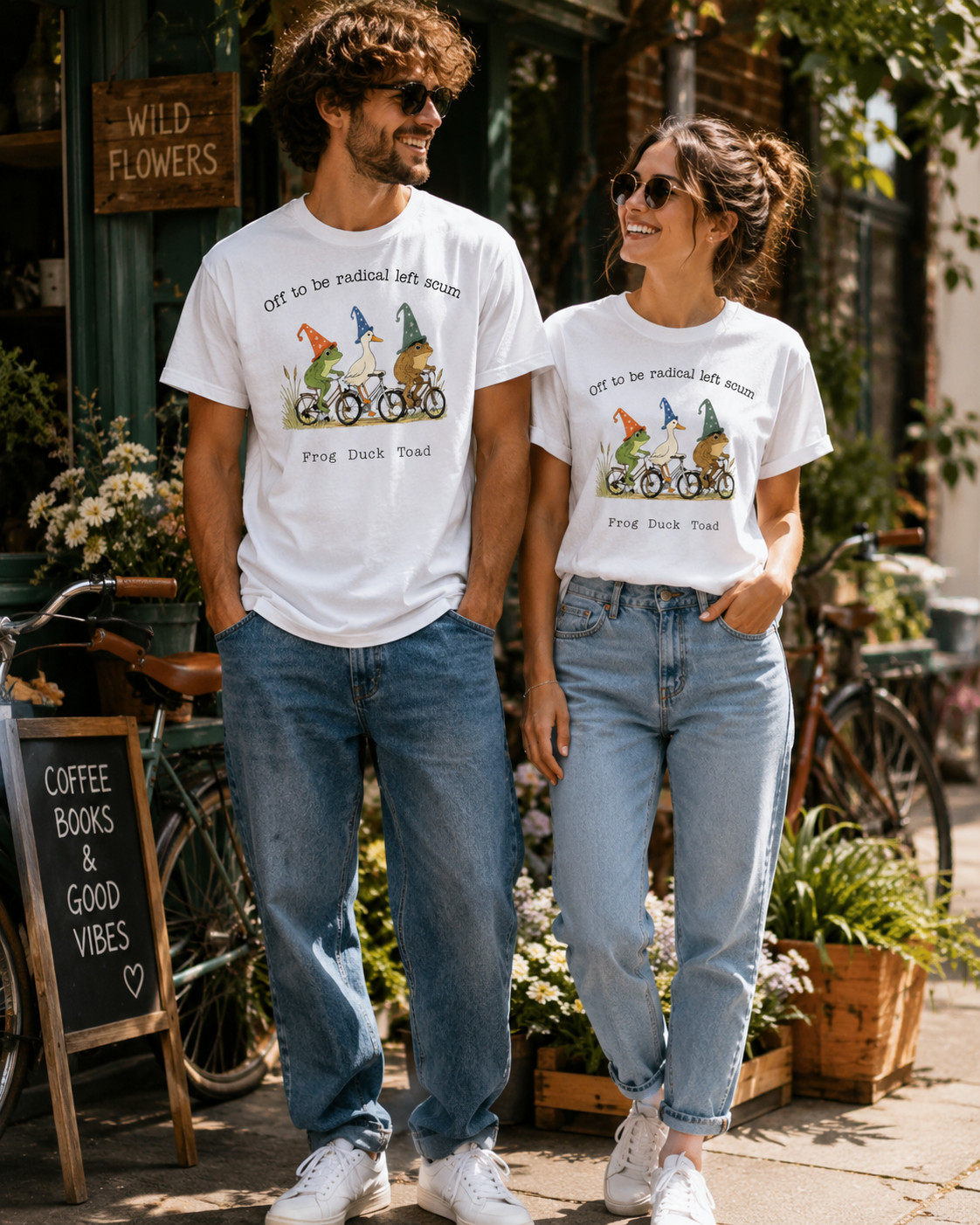 Off to Be Radical Left Scum Meme Tees