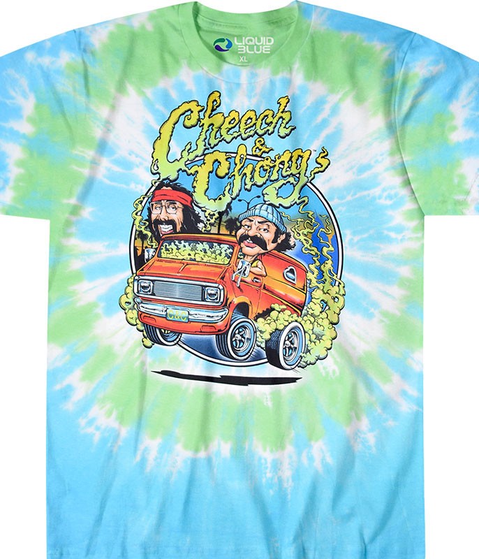 Smokin Ride Tie-Dye T-Shirt Liquid Blue