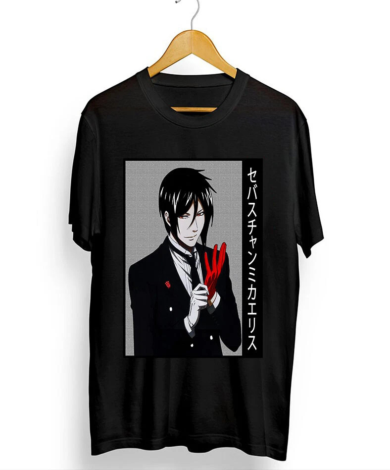 Chemise Black Butler,Sebastian New 2022,Kuroshitsuji,Toboso Yana Shirt S To 5xl