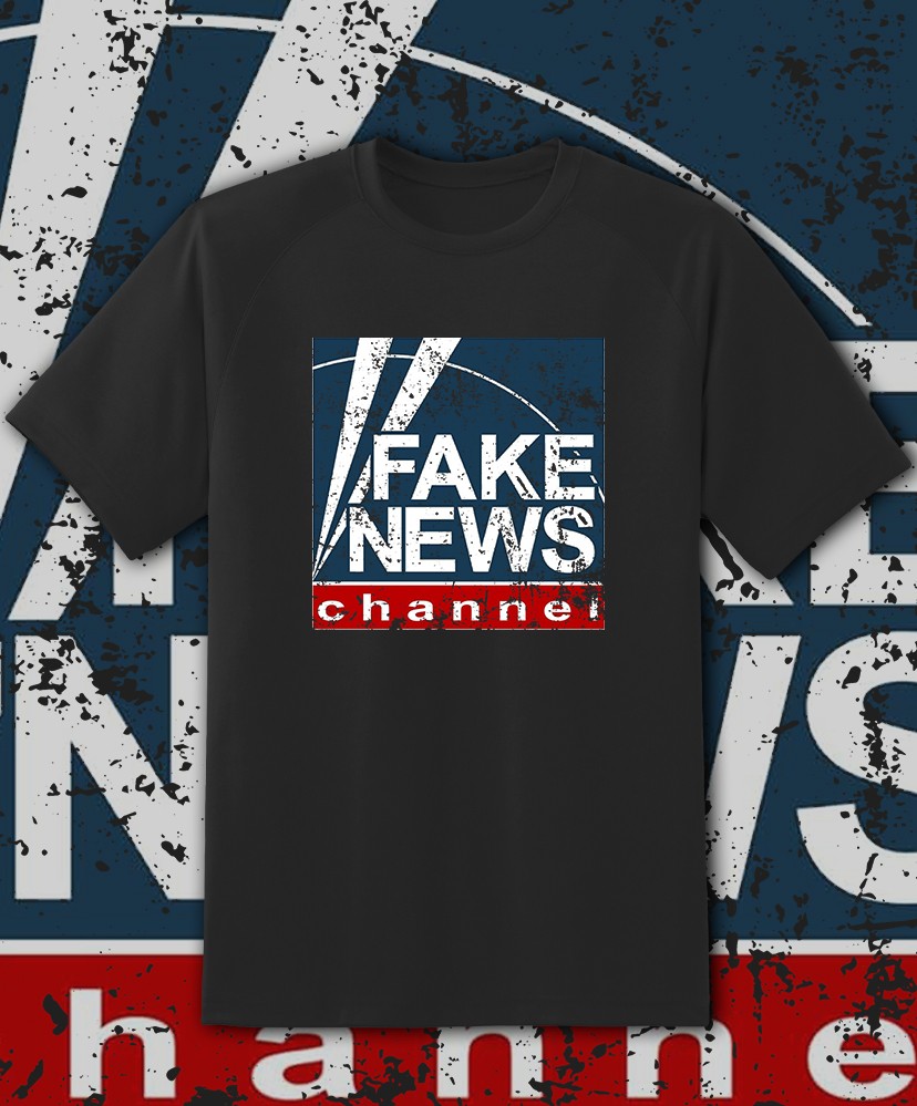 Fake News Channel Shirt – Adult & Youth sizes up to 6XL Fast Ship!!
