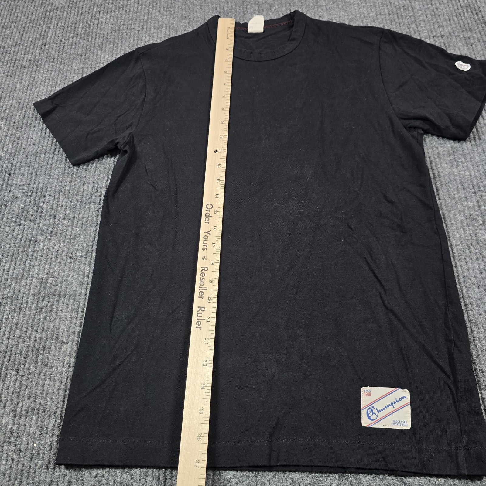 Champion Todd Snyder Shirt Mens XS Black Processed Sportswear Crewneck Tee