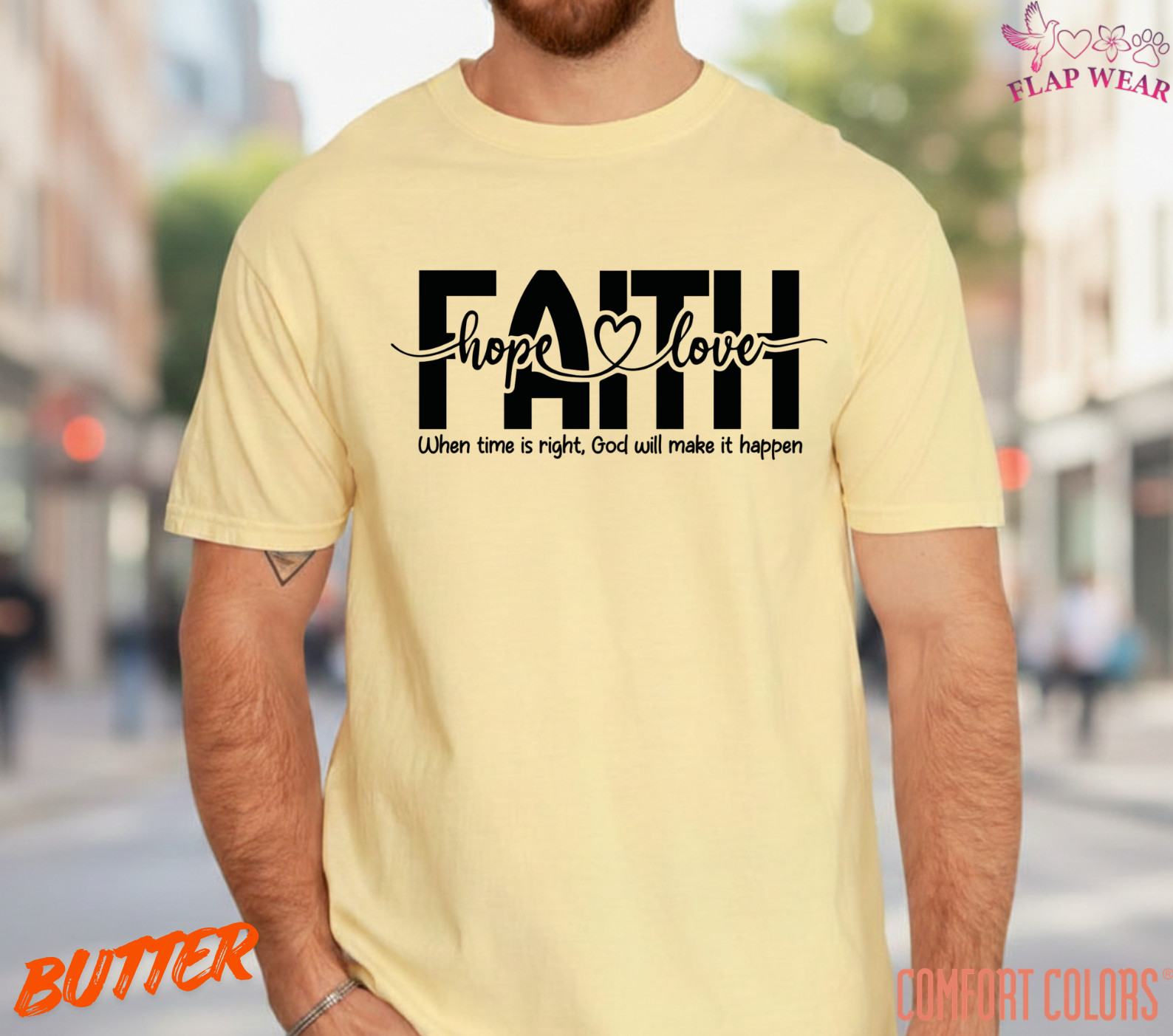 Unisex Faith Hope Love T-Shirt, Men T shirt,Women T shirt Gift ReligionTop