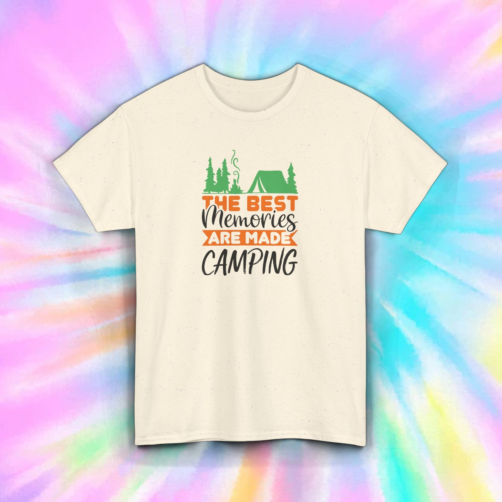 Best Camping Memories T-Shirt Outdoors Hiking Nature Camper Gift Tee S-5XL