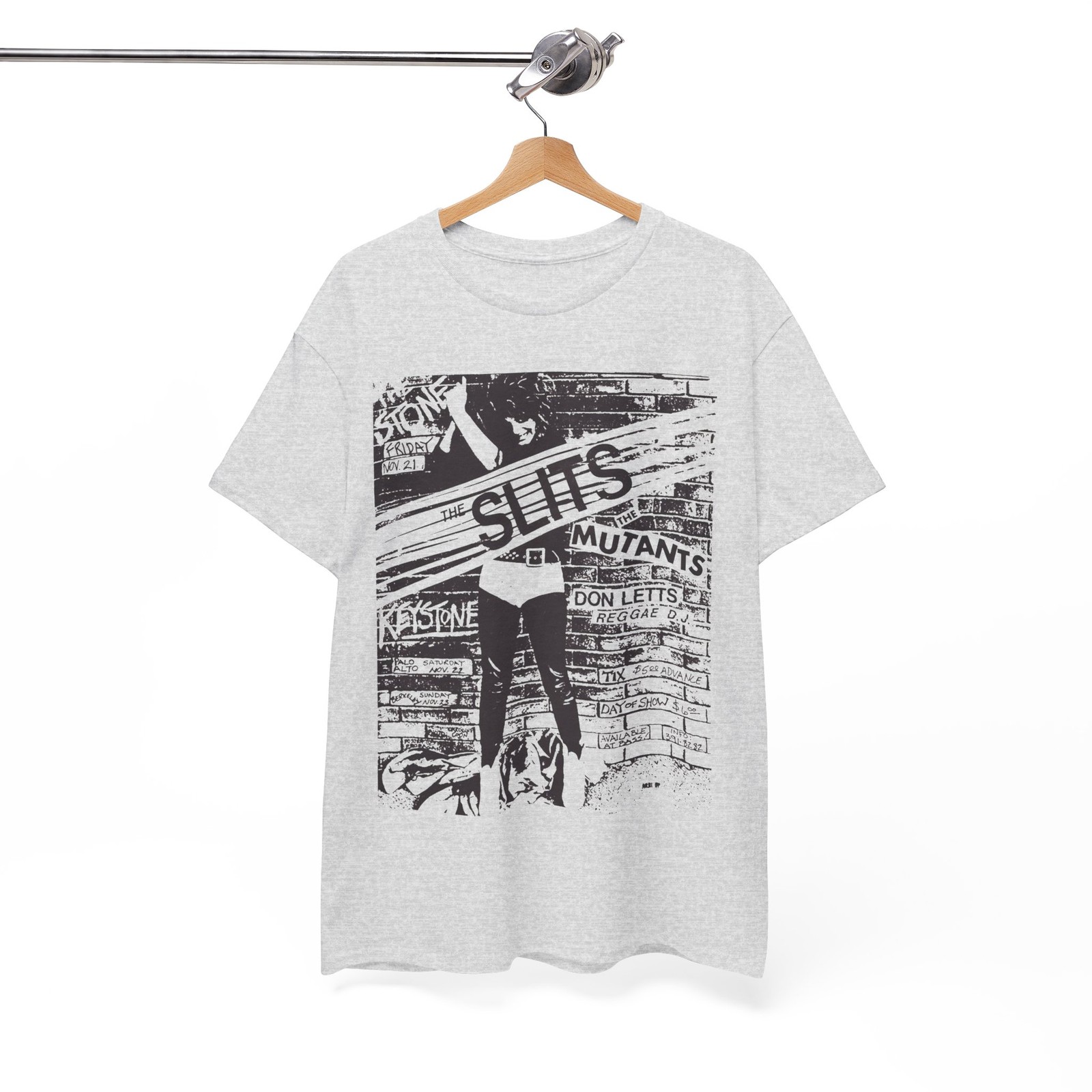 The Slits T-Shirt Gothic Deathrock Goth Post Punk Music Rock Grunge Unisex Tee