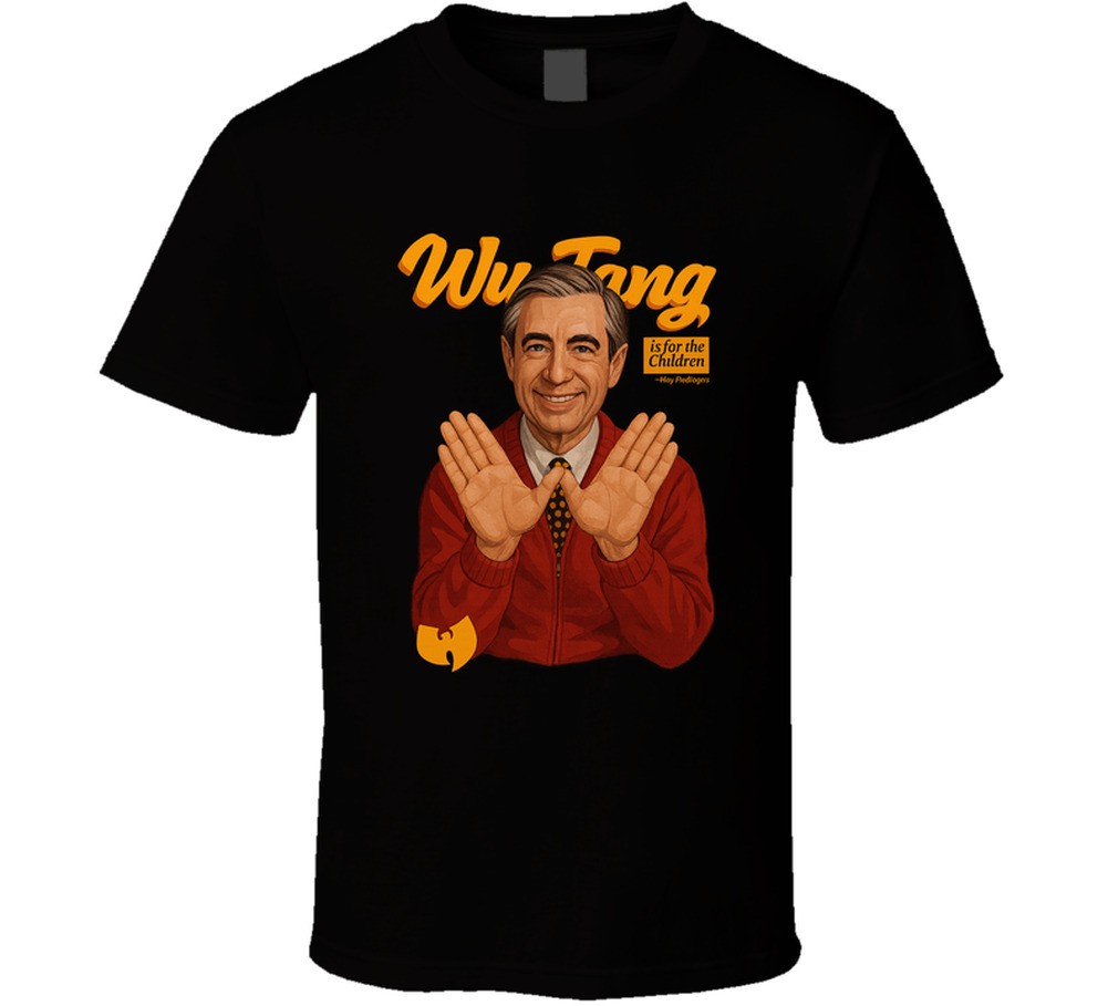 Wu-tang Is For The Children Mr Rogers Funny Parody T Shirt