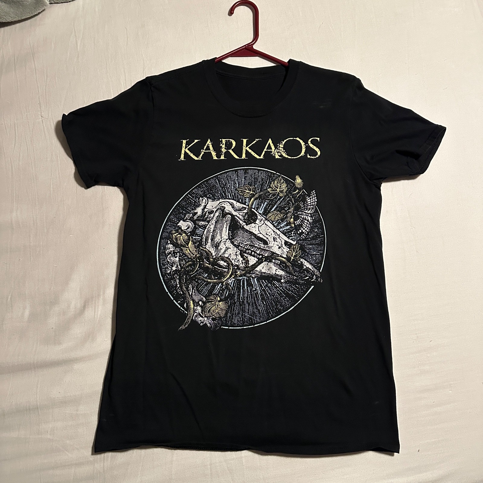 KARKAOS band T-shirt – Size M – Heavy Metal Deathcore – black – Morgan Lander